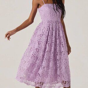 ASTR The Label Floral Lace Dress Size S